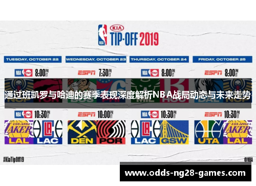 通过班凯罗与哈迪的赛季表现深度解析NBA战局动态与未来走势